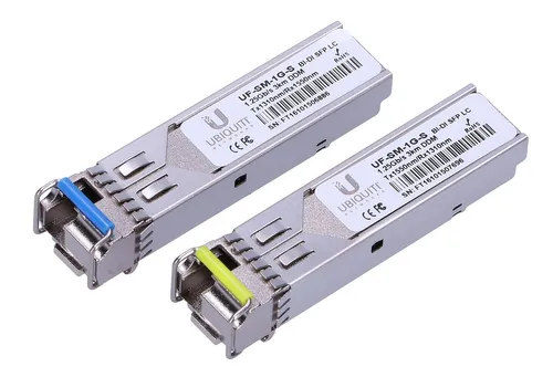 Ubiquiti UF-SM-1G-S-20 | Módulo SFP | UFiber, BiDi, 1,25Gb/s, LC/UPC, 1310nm/1550nm, Single mode, 20-pack Dystans transmisjiPoniżej 1km