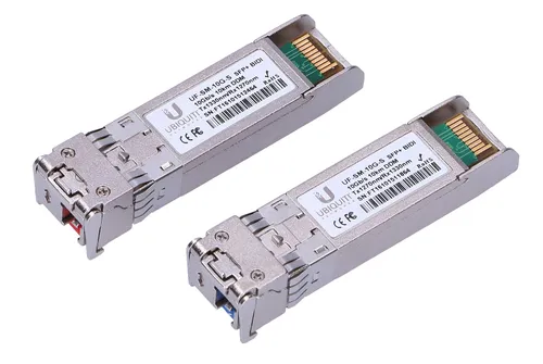 Ubiquiti UF-SM-10G-S-20 | SFP+ Module | UFiber, BiDi, 10Gb/s, LC/UPC, 1270nm/1330nm, Single mode, 20-pack Dystans transmisji4-20km