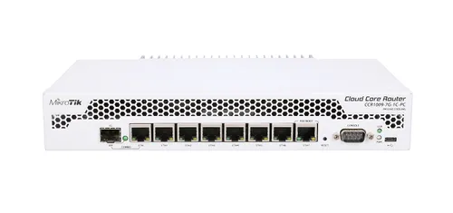 MikroTik CCR1009-7G-1C-PC | Router | 8x RJ45 1000Mb/s, 1x SFP, 1x USB