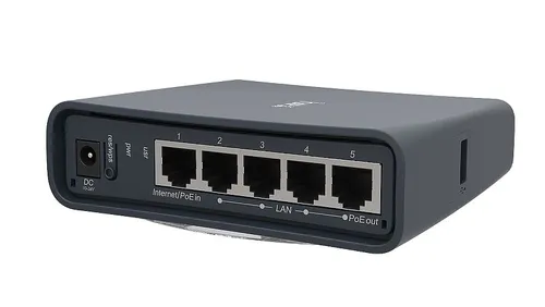 MikroTik hAP ac lite tower | Router WiFi | RB952Ui-5ac2nD-TC, Dual Band, 5x RJ45 100Mb/s Ilość portów Ethernet LAN (RJ-45)5