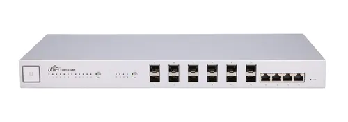 UBIQUITI US-16-XG UNIFI SWITCH 12X SFP+ PORTS, 4X 10G RJ45 PORTS, MANAGED AGGREGATION SWITCH Ilość portów LAN12x [10G (SFP+)]
