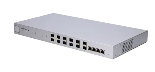 Ubiquiti US-16-XG | Switch | UniFi, 12x SFP+, 4x RJ45 10Gb/s, Zarządzany, Agregacyjny Agregator połączeniaTak