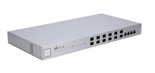 Ubiquiti US-16-XG | Switch | UniFi, 12x SFP+, 4x RJ45 10Gb/s, řízený, Agregační CertyfikatyCE, FCC, IC, ETSI300-019-1.4