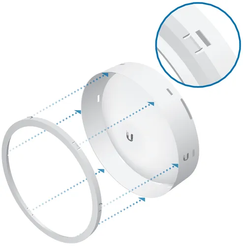 Ubiquiti ISO-BEAM-16 | Izolator | pro nanobeam 16 KompatybilnośćNBE-M5-16, NBE-5AC-16