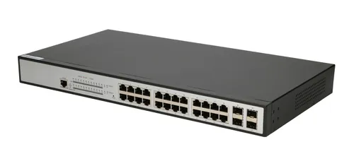 Extralink ZEUS | Коммутатор PoE | 24x Gigabit PoE/PoE+, 4x SFP, 1x Console Port, 400W, Управляемый Moc (W)400