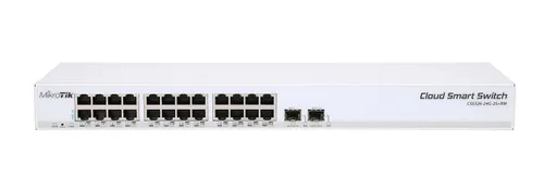 MikroTik CSS326-24G-2S+RM | Switch | 24x RJ45 1000Mb/s, 2x SFP+ Ilość portów LAN24x [10/100/1000M (RJ45)]

