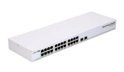MikroTik CSS326-24G-2S+RM | Switch | 24x RJ45 1000Mb/s, 2x SFP+ Dublowanie portówTak