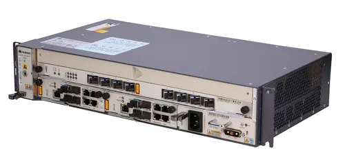 Huawei MA5608T | OLT | GPON, 8 portů GPBD C+, 2x 1,25 Gb/s Uplink, DC OLT - Ilość portów PON8
