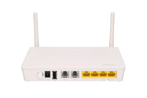 Huawei HG8245H | ONT | 1x GPON, WiFi, 4x RJ45 1000Mb/s, 2x RJ11, 1x USB Ilość portów LAN4x [10/100/1000M (RJ45)]
