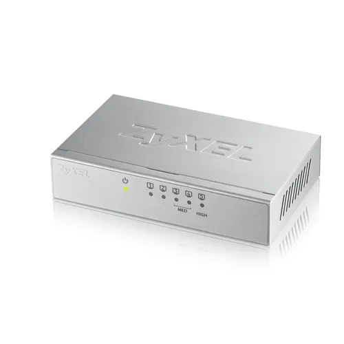 Zyxel GS-105B V3 | Switch | 5x RJ45 1000Mb / s, caixa de metal, nao gerenciado Ilość portów LAN5x [10/100/1000M (RJ45)]
