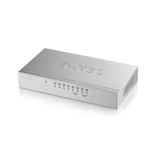 Zyxel GS-108B V3 | Schalter | 8x RJ45 1000Mb/s, Metallgehäuse, unmanaged Standard sieci LANGigabit Ethernet 10/100/1000 Mb/s