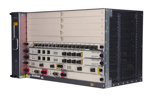 Huawei MA5683T | OLT | 1x GPFD C+ SFP, 2x X2CS 10G SFP, 2x PRTE, 2x SCUN 4