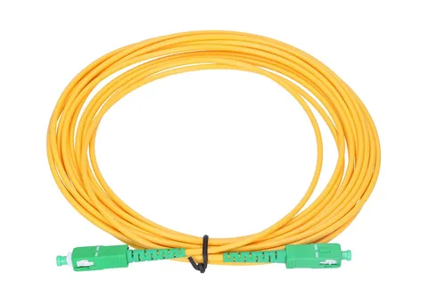 Extralink SC/APC-SC/APC | Patchcord | Jednomodový, Simplex, G652D, 3mm, 0,5m Kategoria kablaSingle-Mode