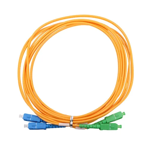 Extralink SC/APC-SC/UPC | Patchcord | Single mode, Duplex, G652D, 3mm, 3m Długość3m