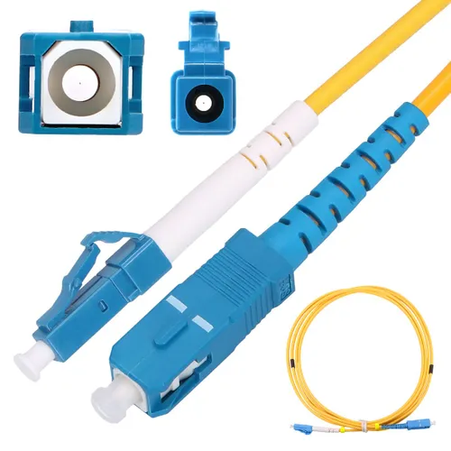 Extralink LC/UPC-SC/UPC | Patchcord | Jednomodový, Simplex, G652D, 3mm, 0,5m Długość0.5m