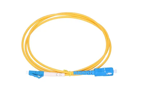 Extralink LC/UPC-SC/UPC | Patchcord | Jednomodový, Simplex, G652D, 3mm, 2m Długość2m
