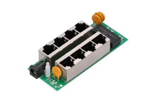 Extralink 4 Portový  | Gigabit PoE Injector | 4x 1000Mb/s RJ45 Gniazdko wyjścia DCTak