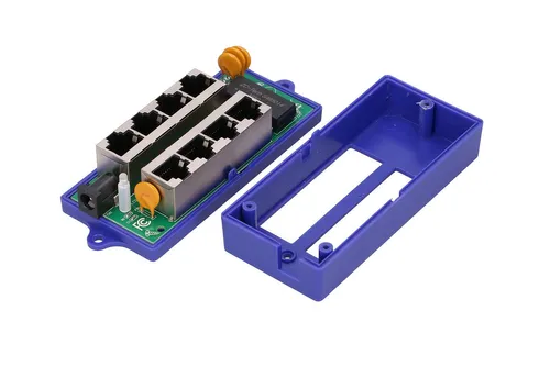 Extralink 4 Portový  | Gigabit PoE Injector | 4x 1000Mb/s RJ45 Ilość portów Ethernet LAN (RJ-45)4
