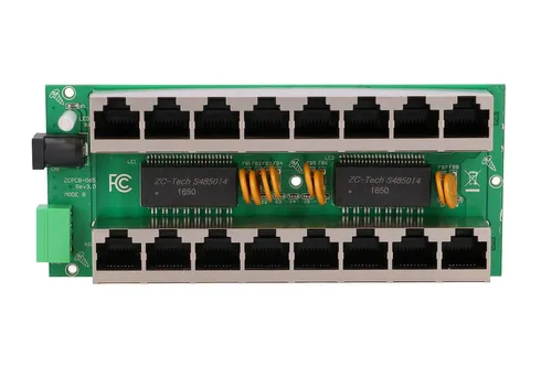 Extralink 8 Port | PoE инжектор Gigabit Ethernet | 8x 1000Mb/s RJ45, Mode B Ilość portów Ethernet LAN (RJ-45)16