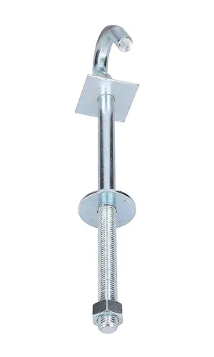 Extralink | Hákový šroub  | pro zavěšení vysavacích úchytů 16/250mm Kolor produktuStal nierdzewna