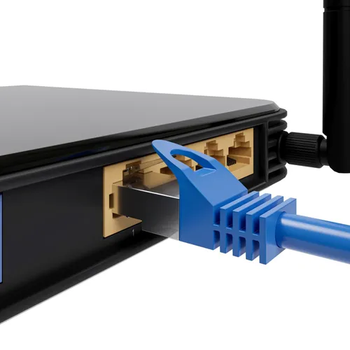 Extralink Kat.6A S/FTP 0.5m | LAN Patchcord | Coppia intrecciata in rame, 10Gbps Izolacja kablaSF/UTP (S-FTP)