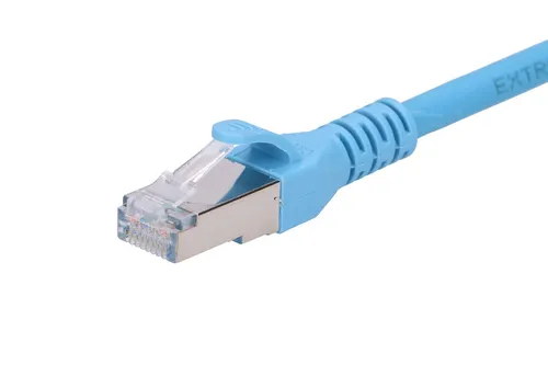 Extralink Kat.6A S/FTP 0,5m | LAN-Verbindungskabel | Kupferverdrillte Zweidrahtleitung, 10Gbps Kategoria kablaKat.6A