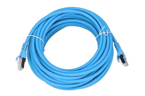 Extralink Kat.6A S/FTP 10m | Патч-корд LAN | Медный сетевой кабель, 10Gbps Kabel do montażuWewnątrz budynków