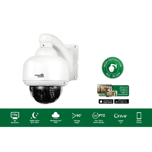 IGET HOMEGUARD HGWOB753 WIRELESS ROTARY OUTDOOR DOME IP HD CAMERA Dołączone śrubyTak