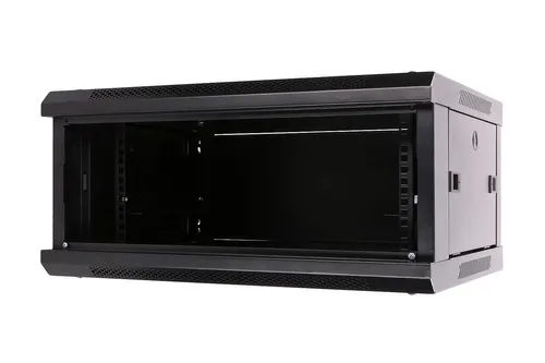 Extralink 4U 600x450 Czarna | Szafa rack | montowana na ścianie Głębokość opakowania640