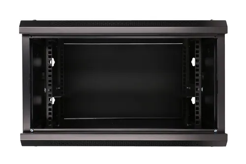 Extralink 6U 600x450 Czarna | Szafa rack | montowana na ścianie Głębokość450mm