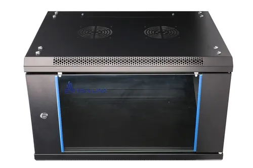 Extralink 6U 600x600 Black | Rackmount cabinet | wall mounted Czujnik temperaturyNie
