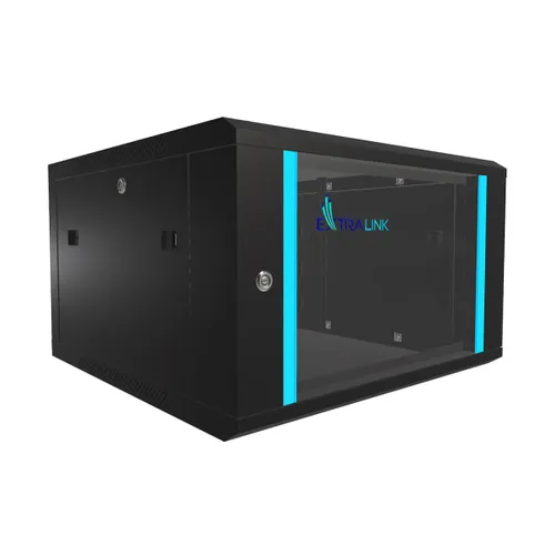 Extralink 6U 600x600 Schwarz | Rackmount-Schrank | Wandmontage Wysokość szafy6U
