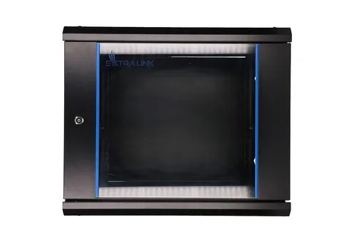 Extralink 9U 600x450 Black | Rackmount cabinet | wall mounted Czujnik temperaturyNie