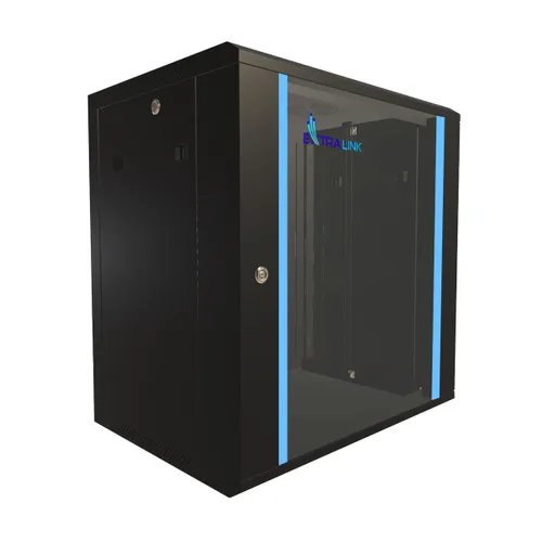 Extralink 12U 600x450 Czarna | Szafa rack | montowana na ścianie Wysokość szafy12U