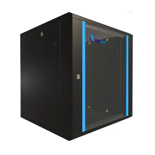 Extralink 12U 600x600 Černá | Racková skříň | montovaná na zdi Wysokość szafy12U