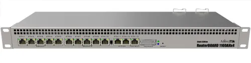 MikroTik RB1100AHx4 Dude Edition | Router | 13x RJ45 1000Mb/s, 1x microSD, 2x SATA, 2x M.2, 60GB dysk w Sada ie Ilość portów LAN13x [10/100/1000M (RJ45)]
