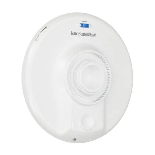 Ubiquiti NBE-5AC-GEN2 | CPE | NanoBeam, 5GHz, 1x RJ45 1000Mb/s, 19dBi Standard sieci LANGigabit Ethernet 10/100/1000 Mb/s