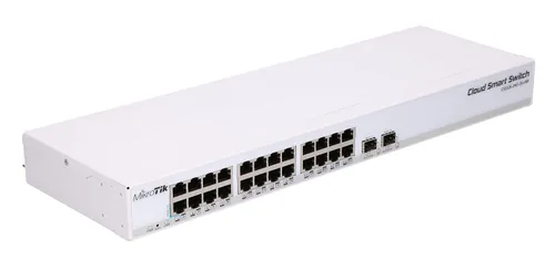 MikroTik CRS326-24G-2S+RM | Switch | 24x RJ45 1000Mb/s, 2x SFP+ Głębokość produktu144