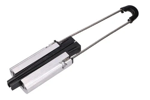 Extralink AL10-14 | Glasfaserkabelklemme | für Glasfaserkabel Kolor produktuAluminium, Czarny