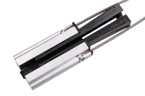 Extralink AL10-14 | Glasfaserkabelklemme | für Glasfaserkabel MateriałyABS, Aluminium