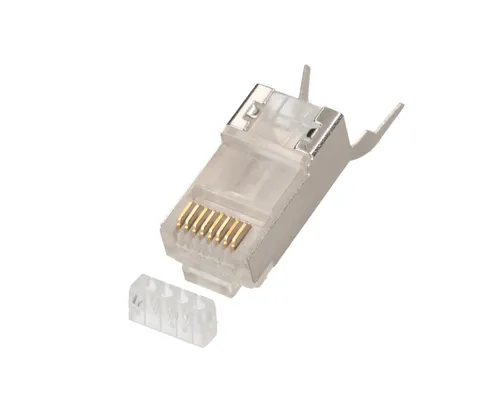 Extralink CAT6A FTP RJ45 | Wtyk RJ45 | 8P8C ekranowany Kolor produktuPrzezroczysty