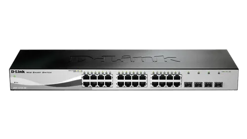 D-LINK DGS-1210-28 | Switch | 24x RJ45 1000Mb/s, 4x SFP Ilość portów LAN24x [10/100/1000M (RJ45)]
