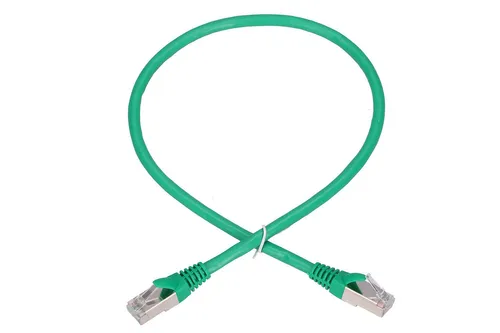 Extralink Kat.6 FTP 0.5m | LAN Patchcord | Cable de cobre de par trenzado, 1Gbps Kabel do montażuWewnątrz budynków