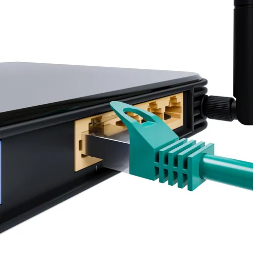 Extralink Kat.6 FTP 0,5m | LAN-Patchkabel | Kupferverdrillte Zweidrahtleitung, 1Gbps Izolacja kablaF/UTP (FTP)