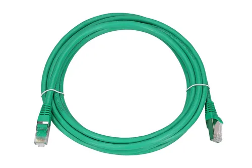 Extralink Kat.6 FTP 3m | LAN Patchcord | FTP Cabo de cobre de par trenzado, 1Gbps Kabel do montażuWewnątrz budynków