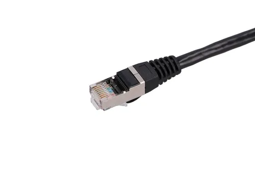 Extralink Kat.5e FTP 0.5m | Patchcord LAN | Měděný síťový kabel s krouceným párem Rodzaj ekranowania kablaF/UTP