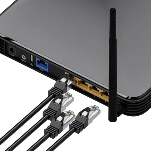 Extralink Kat.5e FTP 1m | LAN Patchcord | Copper twisted pair Długość kabla1