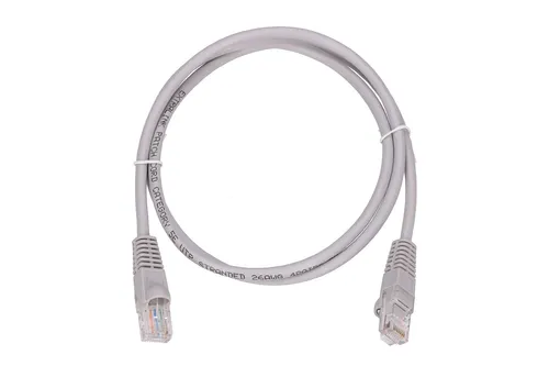 Extralink Kat.5e UTP 1m | LAN Patchcord | Coppia intrecciata in rame
 Kabel do montażuWewnątrz budynków