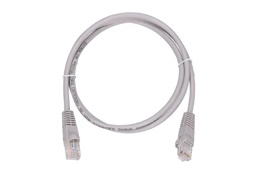Extralink Kat.5e UTP 1m | LAN Patchcord | Cable de cobre de par trenzado Kabel do montażuWewnątrz budynków