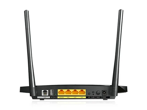 TP-Link TD-W8970 | WiFi Router | N300, ADSL2+, 4x RJ45 1000Mb/s, 1x RJ11, 1x USB Standardy sieci bezprzewodowejIEEE 802.11g